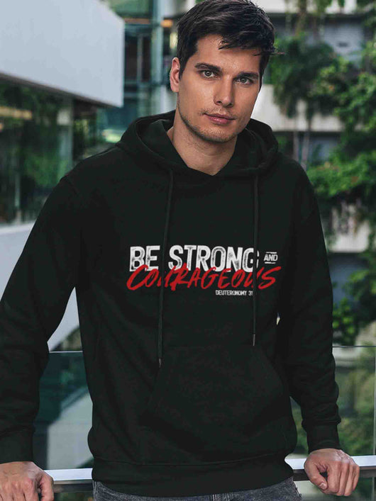 Be Strong And Courageous Men's Hoodie