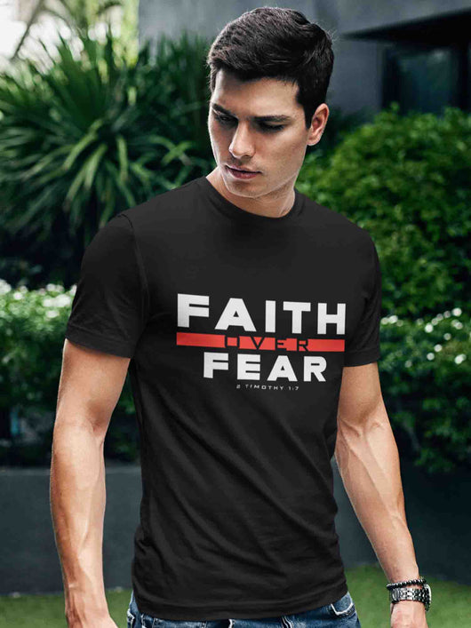 Faith Over Fear Men's T-shirt